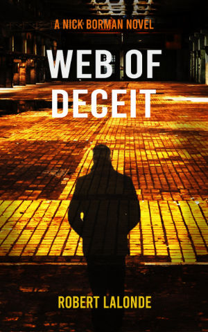 New cover for novel Web of Deceit 2025